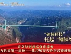 青(qīng)岛特钢绿色钢铁铸就世(shì)界之巅 花江峡谷大桥正式通车