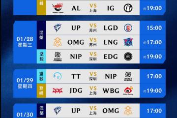 LPL春季赛：LNG横扫UP，继续三(sān)连胜