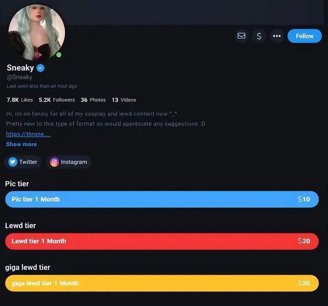 前LOL人气选手下(xià)海，变身福利姬收(shōu)费明码标价，開(kāi)发全新(xīn)致(zhì)富路？