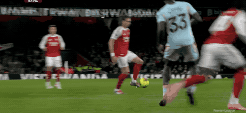 英超：阿森納(nà)2-0佈(bù)伦特福德5分(fēn)领跑 梅裡(lǐ)诺传射 薩(sà)卡补刀 赖斯(sī)伤退